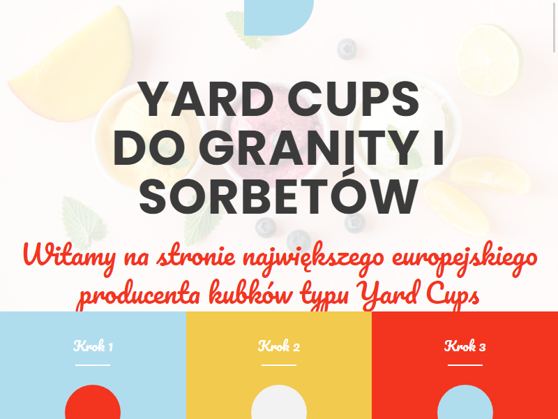 Sweet World - producent kubków Yard Cups do granity